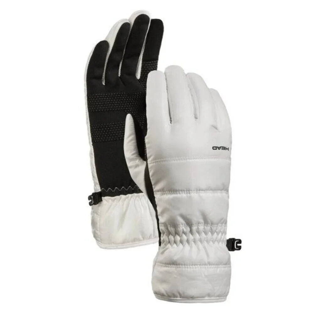 Head Women's M Windproof White & Black Winter Gloves Polyester Spandex n1244